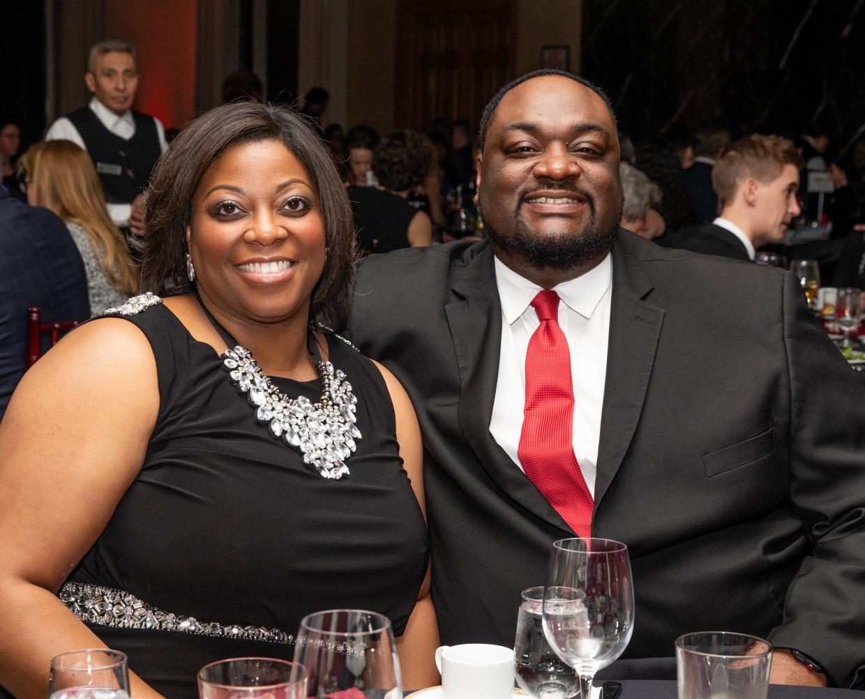 Tecara and Christopher Parker at the 2019 Housing Forward Have-a-Heart Gala