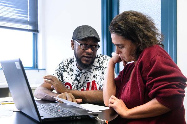 Housing Forward Client Receiving Assistance